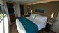 The Family Oceanview Staterooms measure 161 square feet and have two twin beds that can convert into a queen.