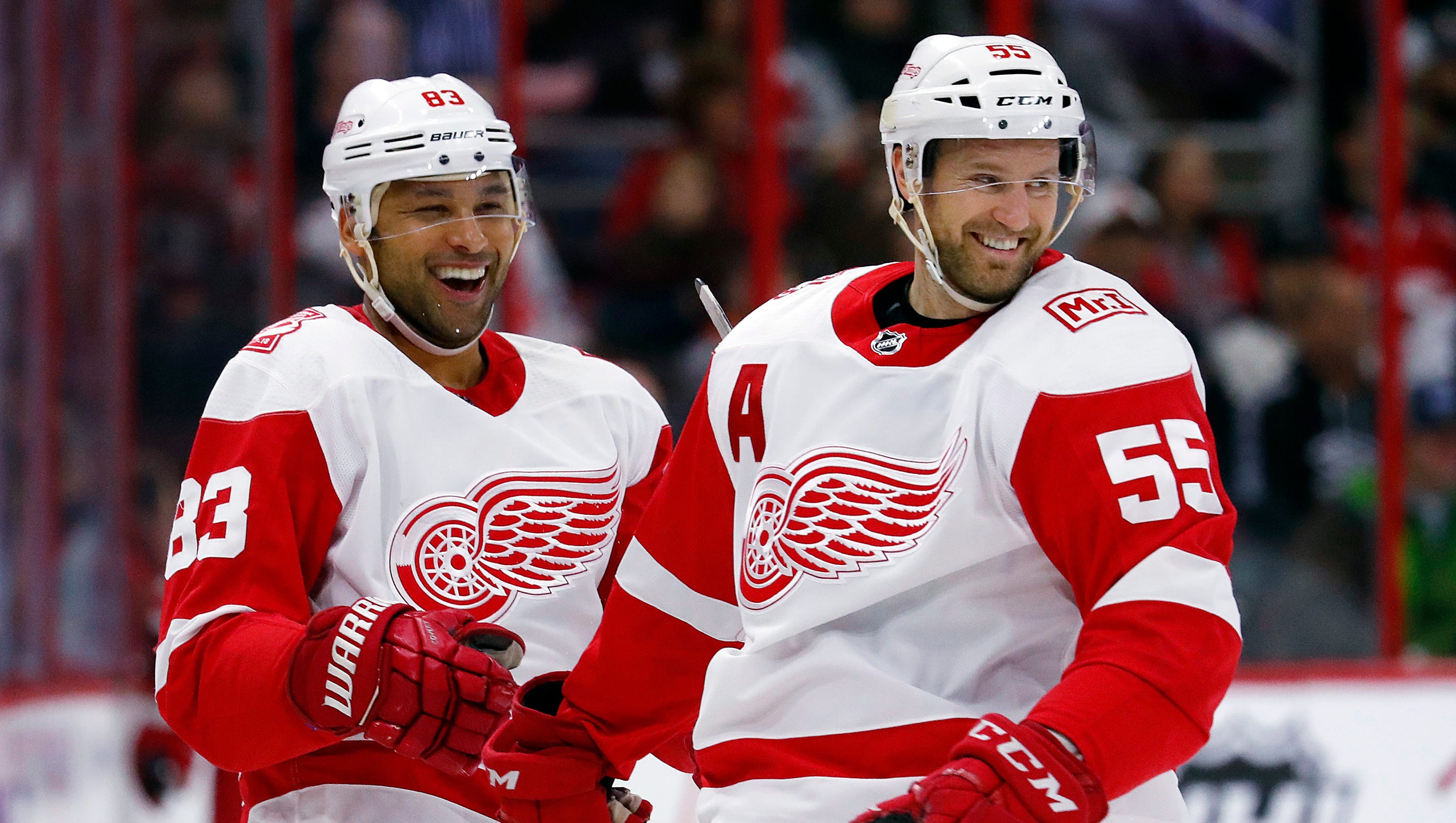 Red Wings blow past Hurricanes, eye wild-card spot