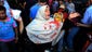 A woman screams during a battle between security forces and pro-Morsi supporters.