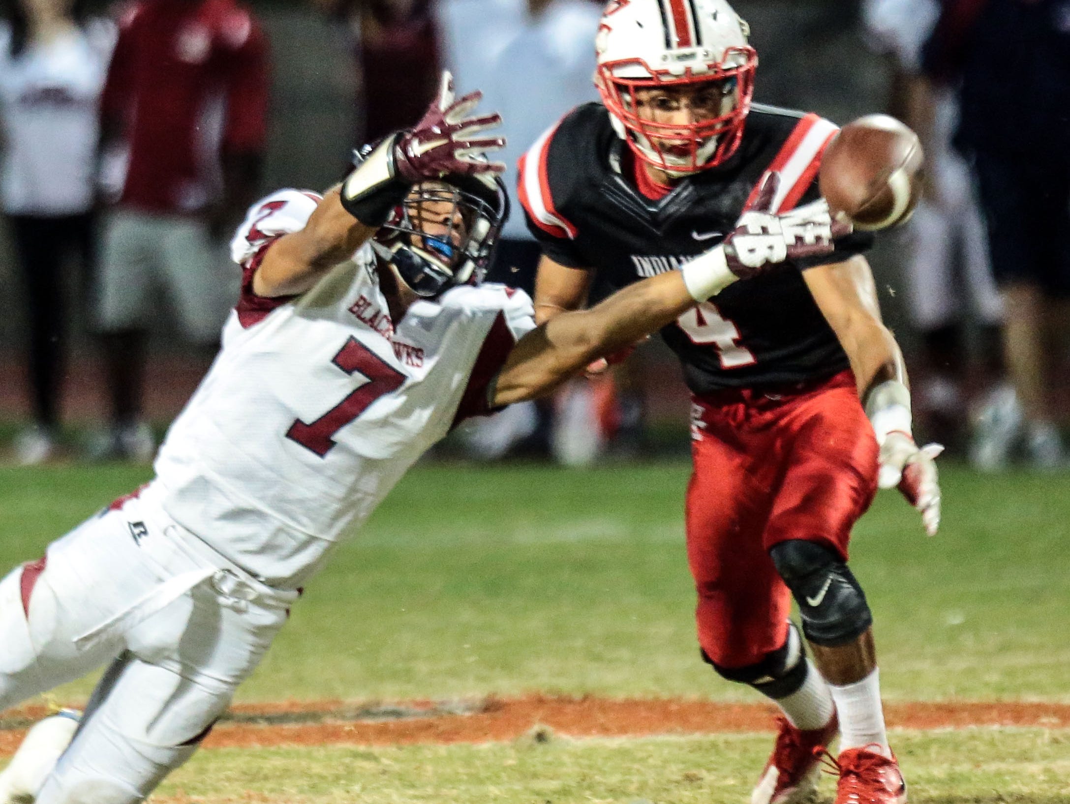 Palm Springs and La Quinta football action on Friday, September 30, 2016 in Palm Springs.