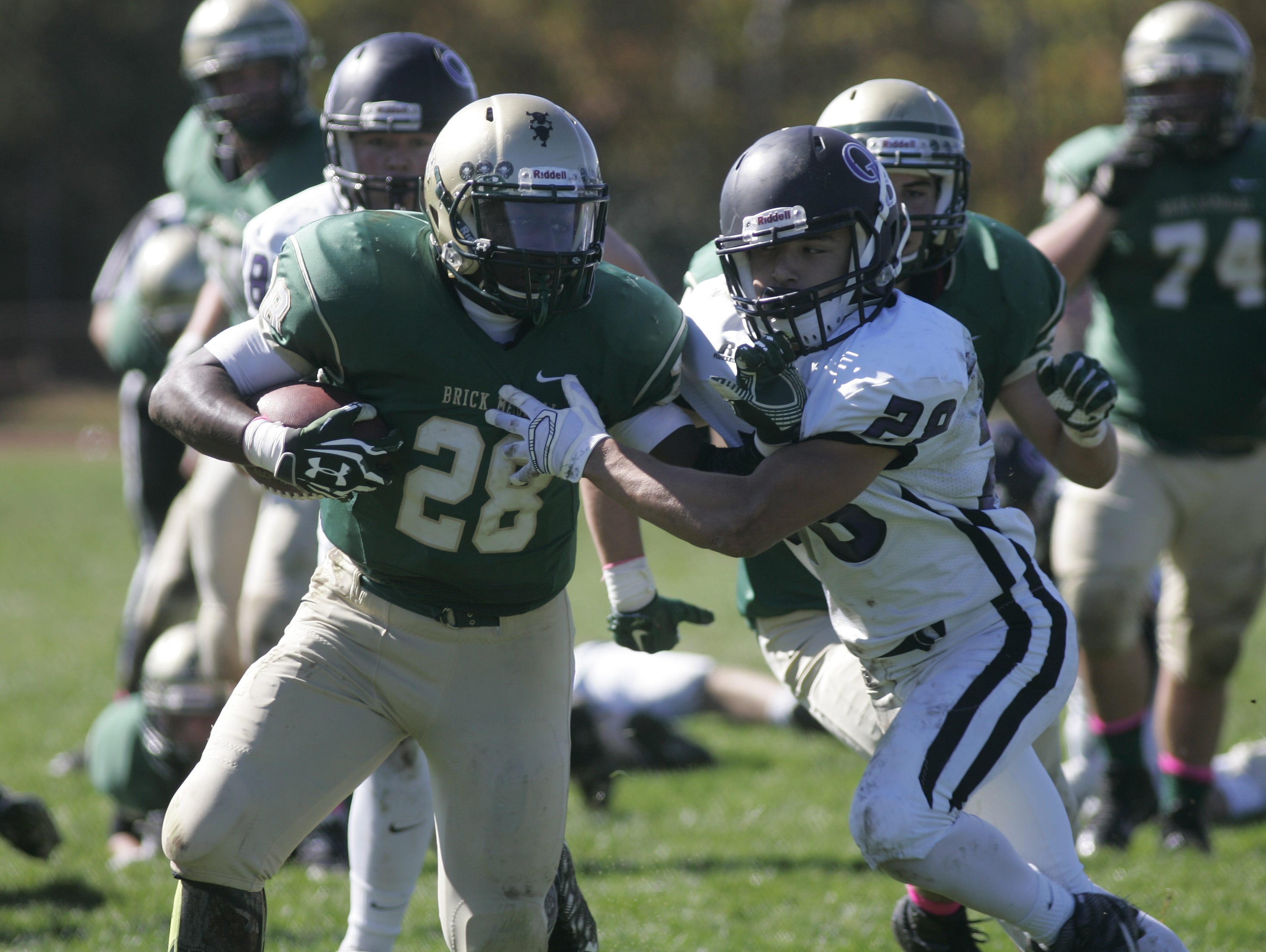 Brick Memorial sophomore running back Tony Thorpe will be a key player in the NJSIAA Central Group IV championship game.