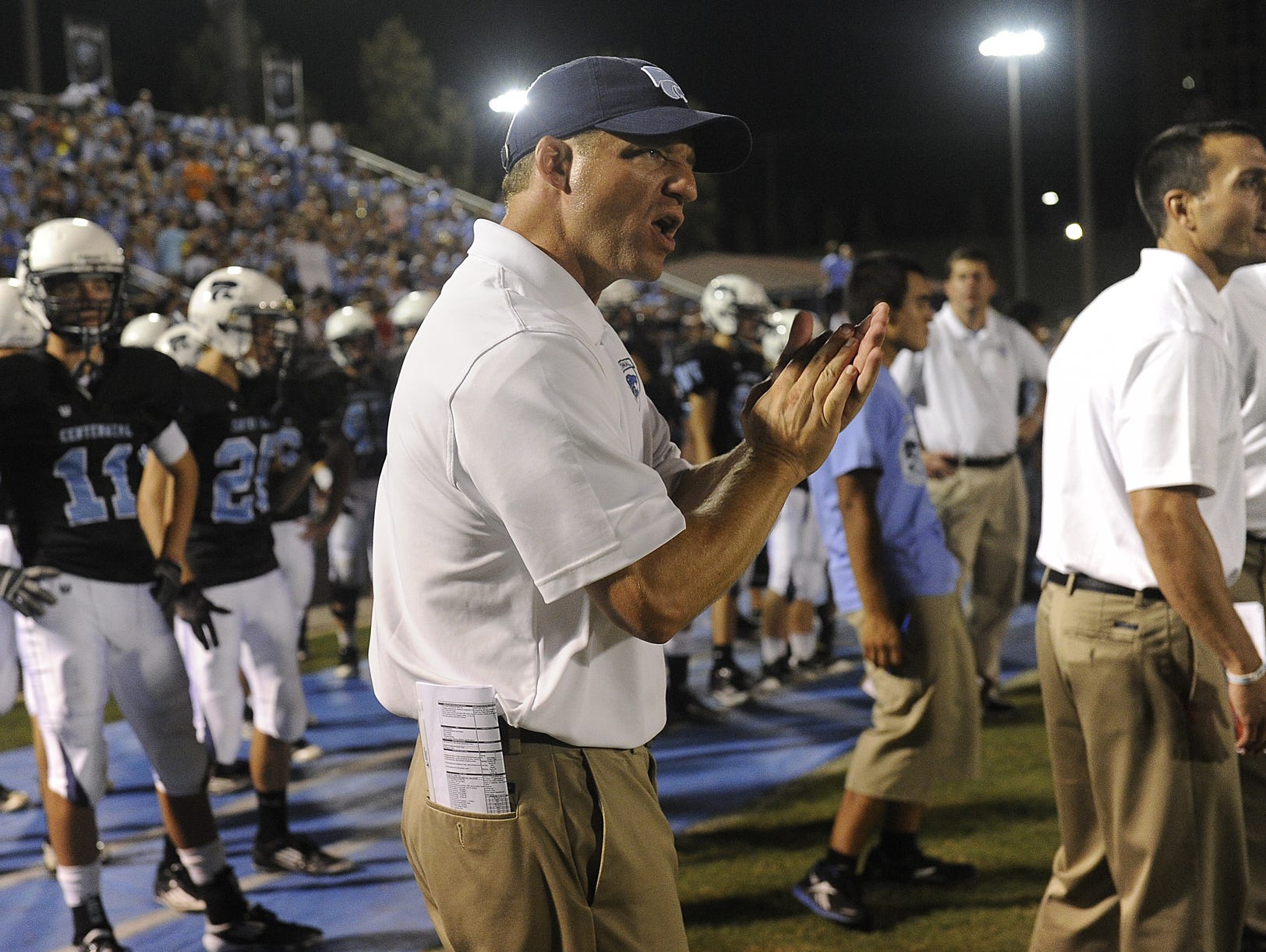 Centennial coach Brian Rector