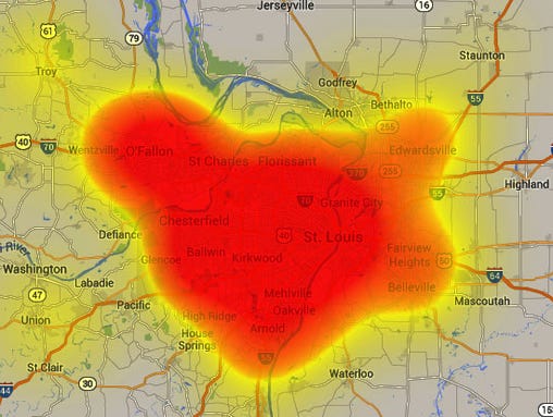 Charter Communications serving St. Louis (e.g. Ferguson) area is
