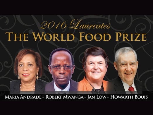 The World Food Prize Foundation Tuesday honored Maria