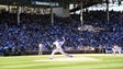 Sept. 2: Chicago Cubs starting pitcher Jon Lester throws