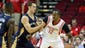 Oct. 5: Pelicans 116, Rockets 115. New Houston center Dwight Howard backs down New Orleans big man Jason Smith.