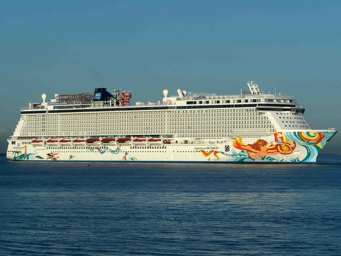 Built at the Meyer Werft shipyard in Papenburg, Germany, the 146,000-ton Norwegian Getaway is a sister to the nine-month-old Norwegian Breakaway and shares the same basic design.