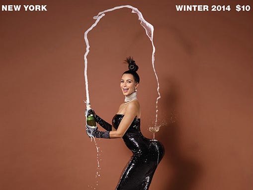 This is the only image from Kim Kardashian's "Paper"