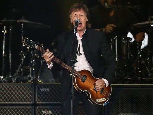 Paul McCartney performs as the day two headliner at