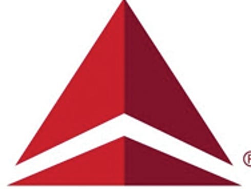 The Delta Air Lines logo.