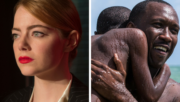 'La La Land' and 'Moonlight' are two leading contenders