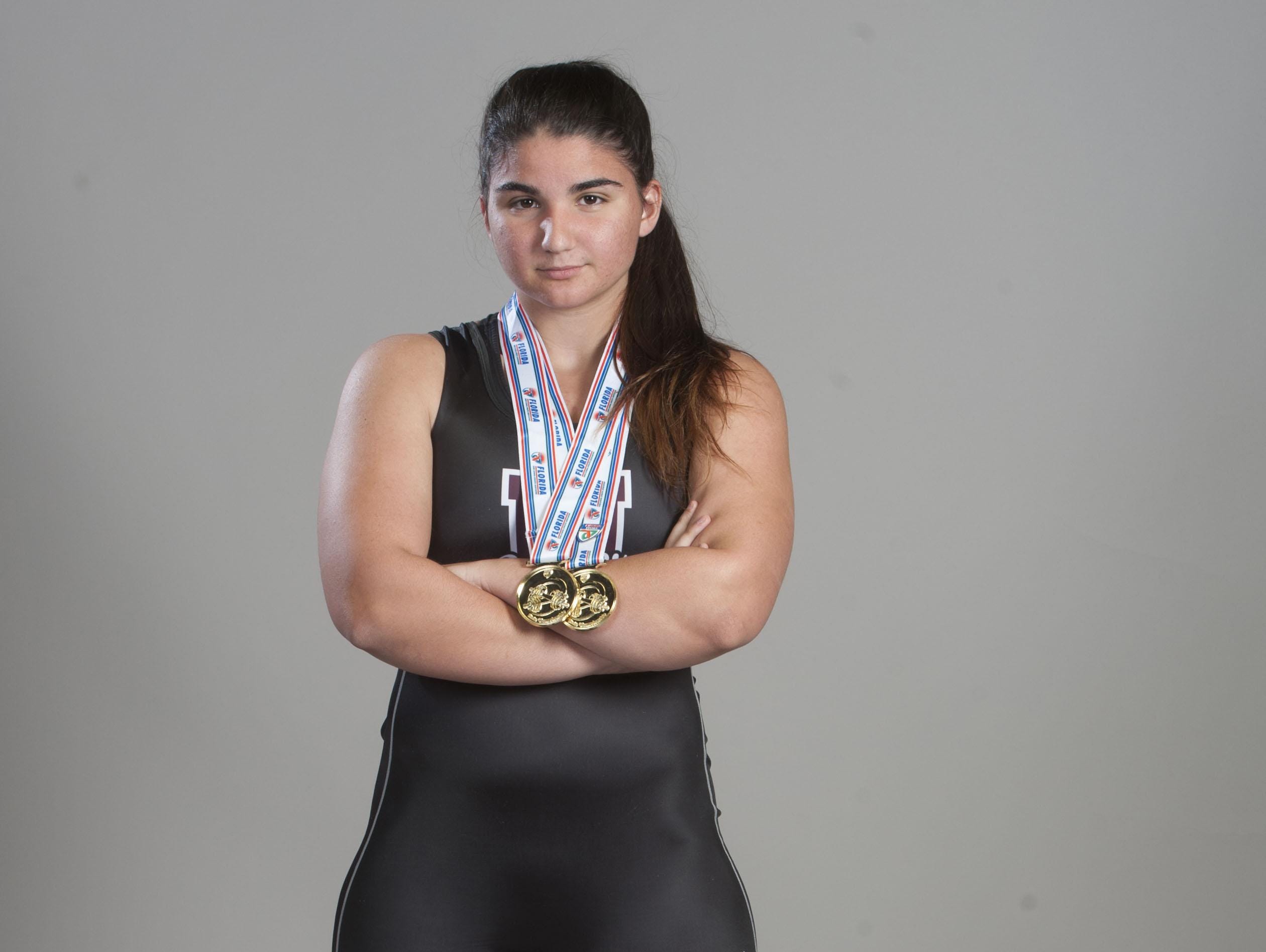 Olivia Brahms, Navarre weightlifting