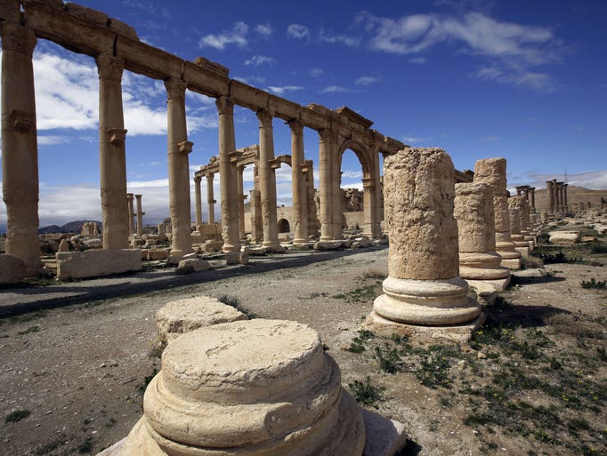 Islamic State fighters advanced to the gates of ancient