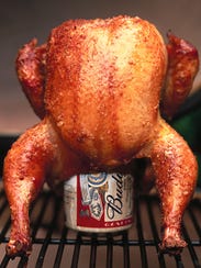 Beer Can Chicken is simple and delicious.