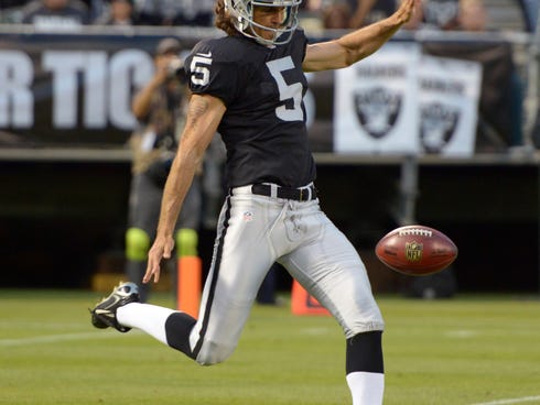 Outspoken punter Chris Kluwe was released by the Raiders.