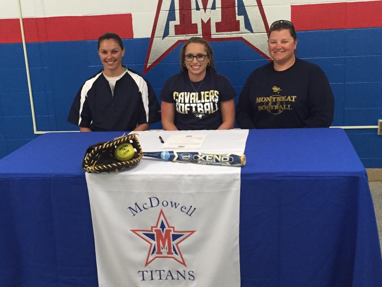 Montreat recruit Aly Woody and McDowell are the 10th ranked team in NCHSAA 4-A softball, according to MaxPreps