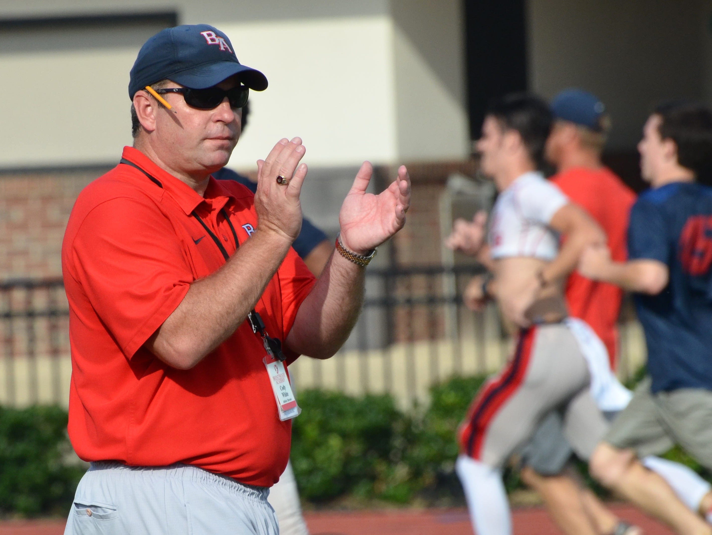 Brentwood Academy coach Cody White