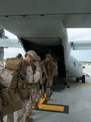 About 5,000 Marines, plus their dependents are set