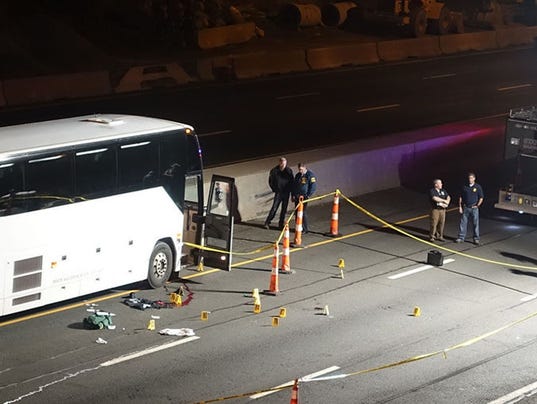 I-95 casino bus stabbing suspect shot
