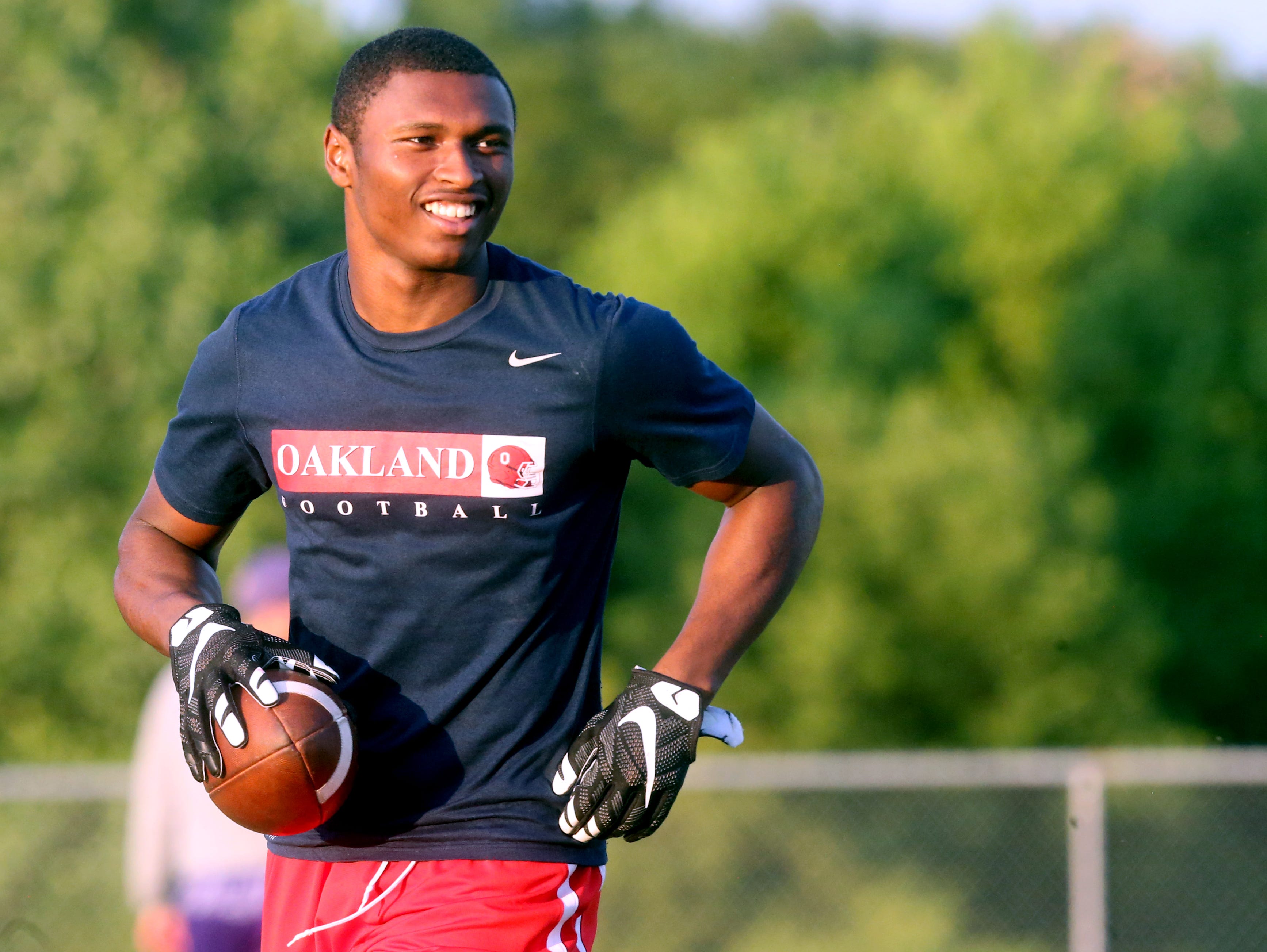 Oakland's JaCoby Stevens will announce his college choice on Aug. 8.