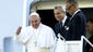 Pope Francis arrives at John F. Kennedy International