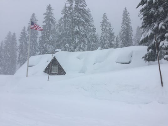 Crater Lake National Park Buried. Image: USA Today