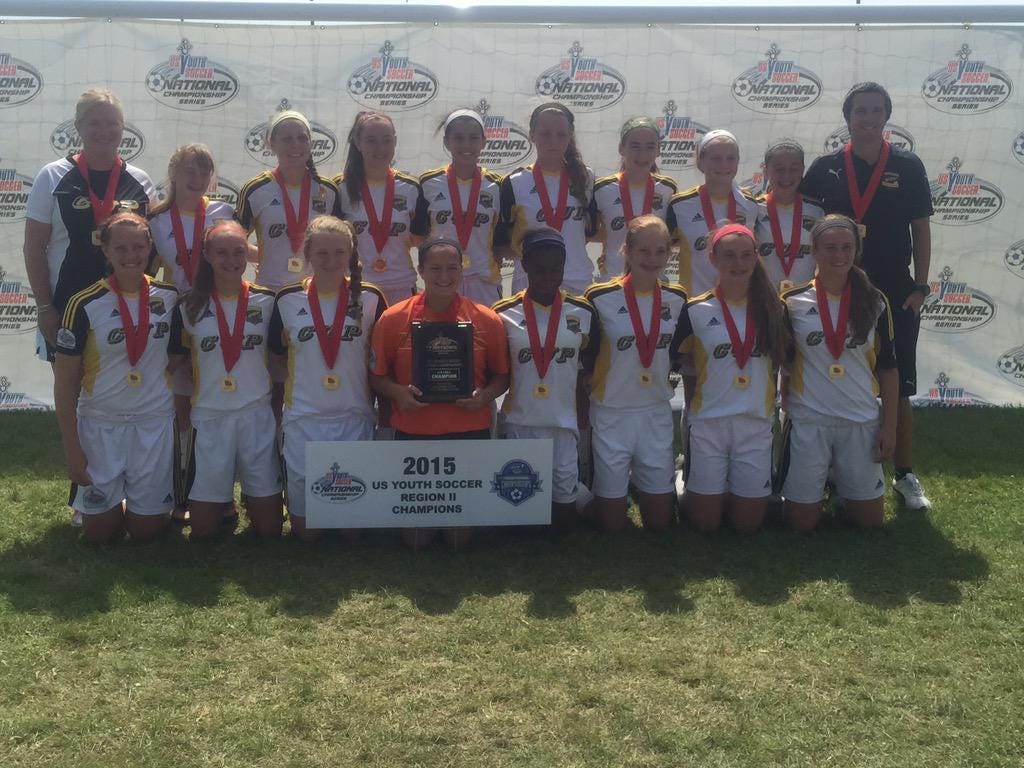 Cincinnati United Premier’s U14 girls team qualified to nationals.