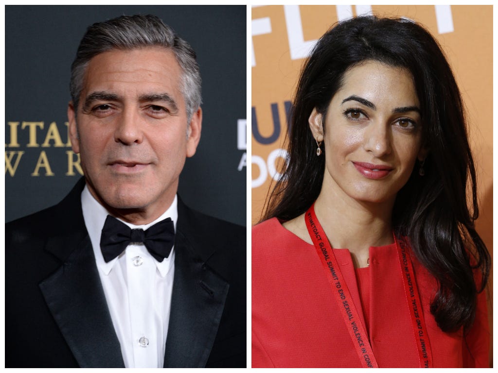 George Clooney slammed a recent 'Daily Mail' story about fiancee Amal Alamuddin's mother, which Clooney says is completely untrue.