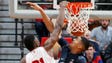 Indiana center Thomas Bryant dunks over Penn State