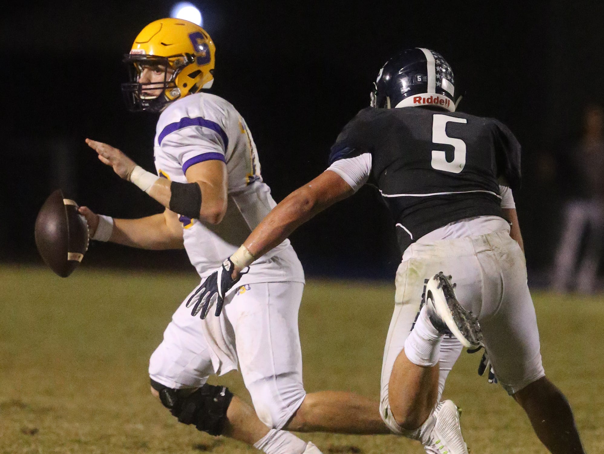 Smyrna's quarterback John Turner