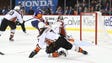 Oct. 16: Forward Josh Bailey scores in overtime to