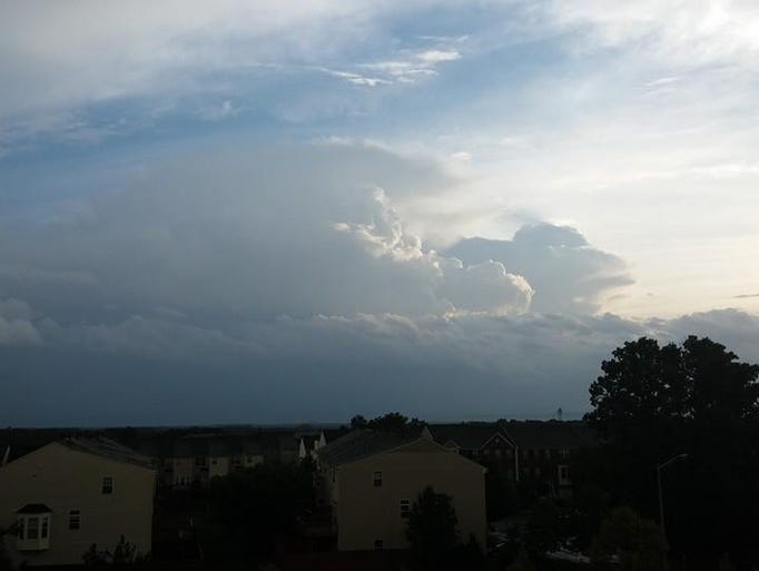 Chantilly, after the storm passed.