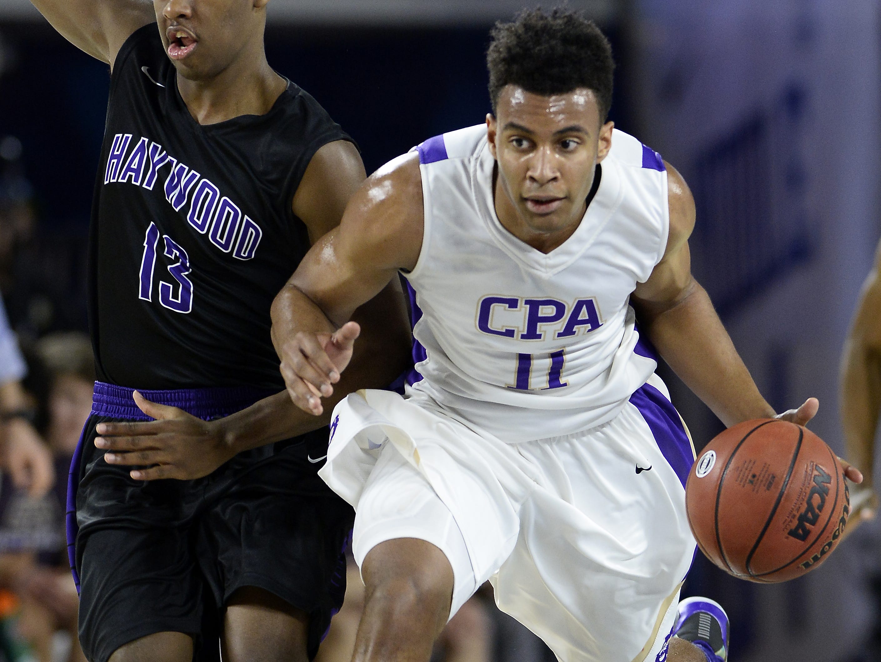 Former CPA standout Braxton Blackwell (right) made his college commitment on Wednesday.