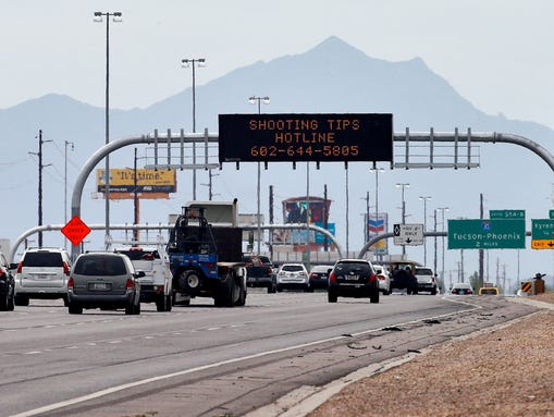 11th shooting confirmed along Phoenix interstate