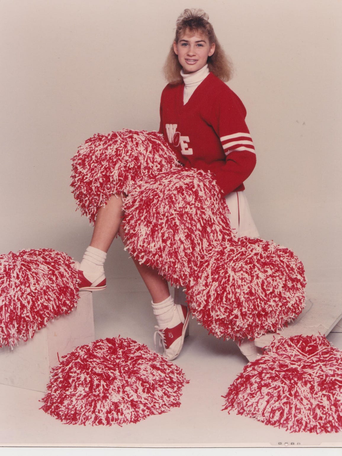 Heidi Wolfe was a high school cheerleader in the late