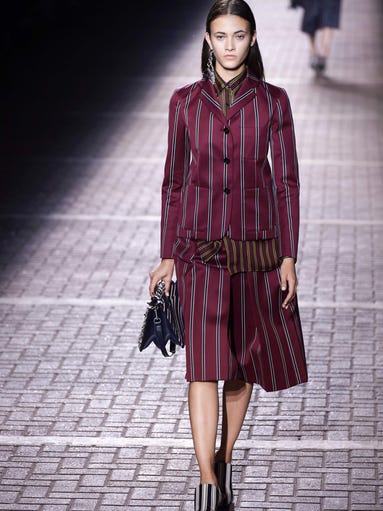 Mulberry makes English pinstripes look new.