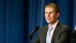 Eric Trump speaks about his father