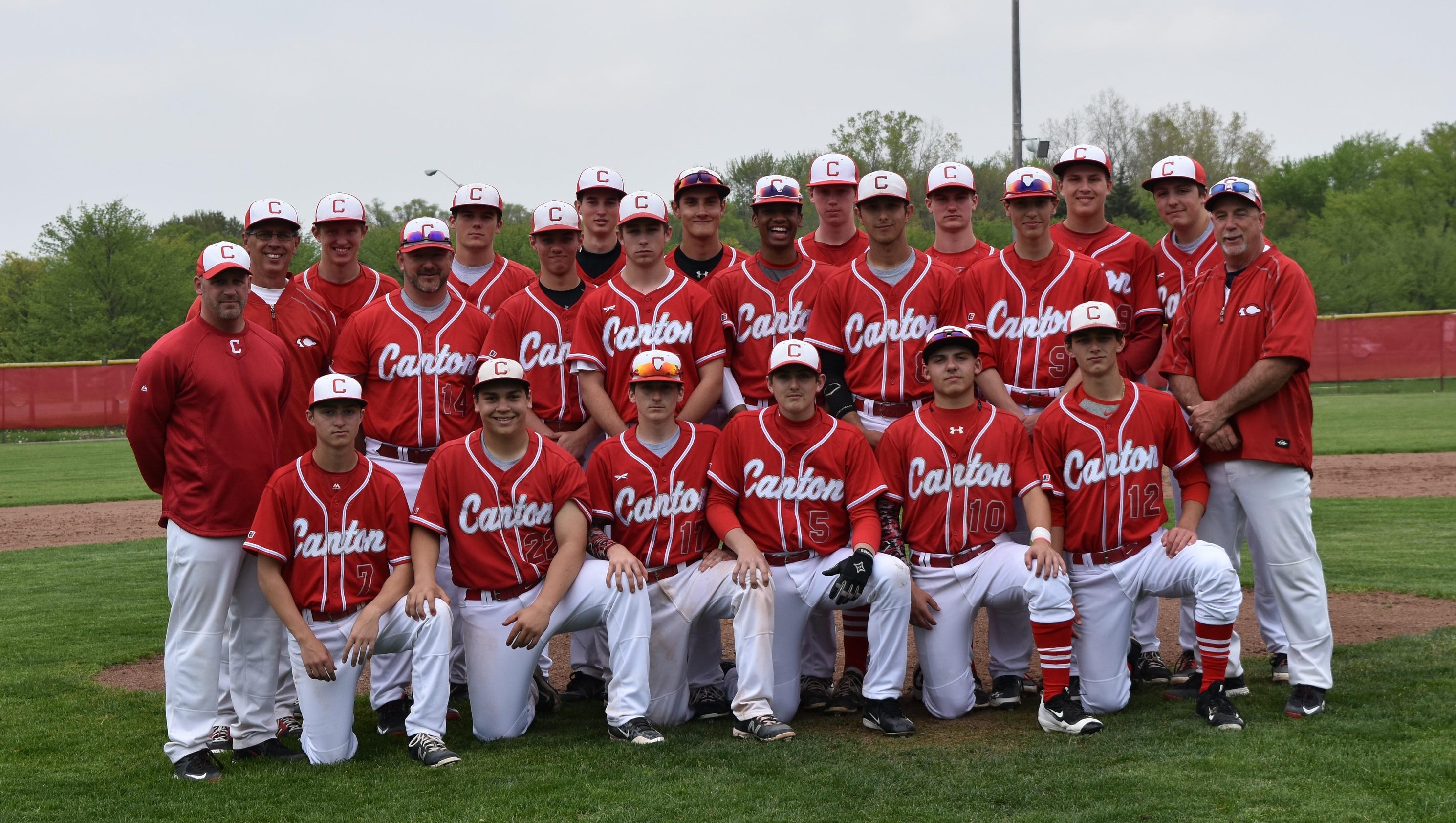 Canton baseball team clinches division crown