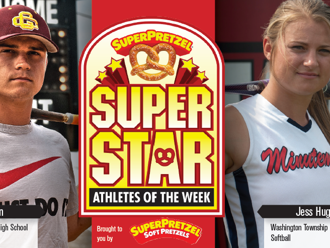 Sean Breen of Gloucester Catholic and Jess Hughes of Washington Township