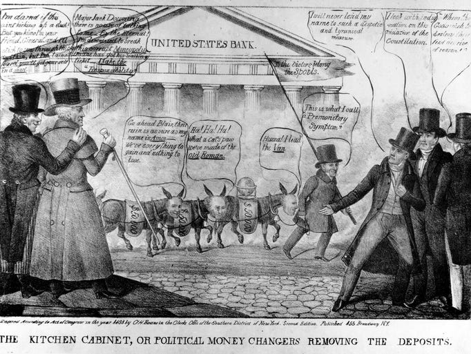 Images of President Andrew Jackson Through Years