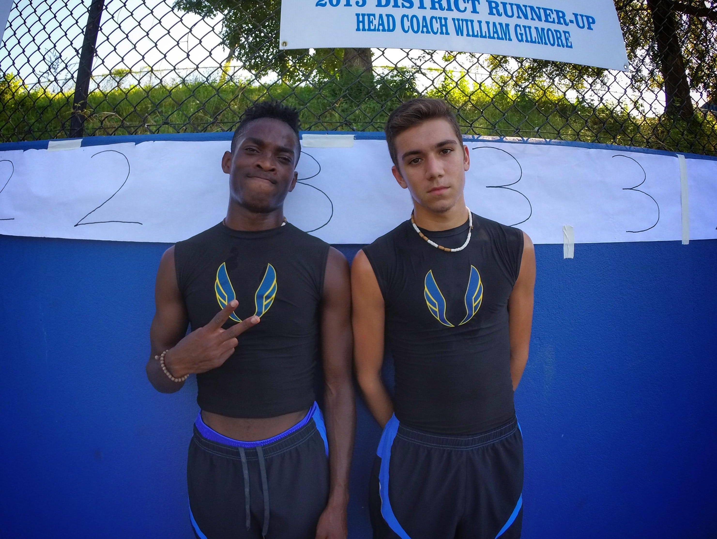 Rickards seniors Solomon Stevens and Evan Garrison are neck-and-neck to break the 17-minute barrier and hold the school record.