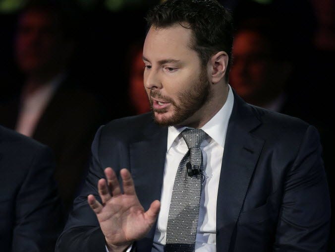 Sean Parker speaks during the Clinton Global Initiative annual meeting September 29, 2015
