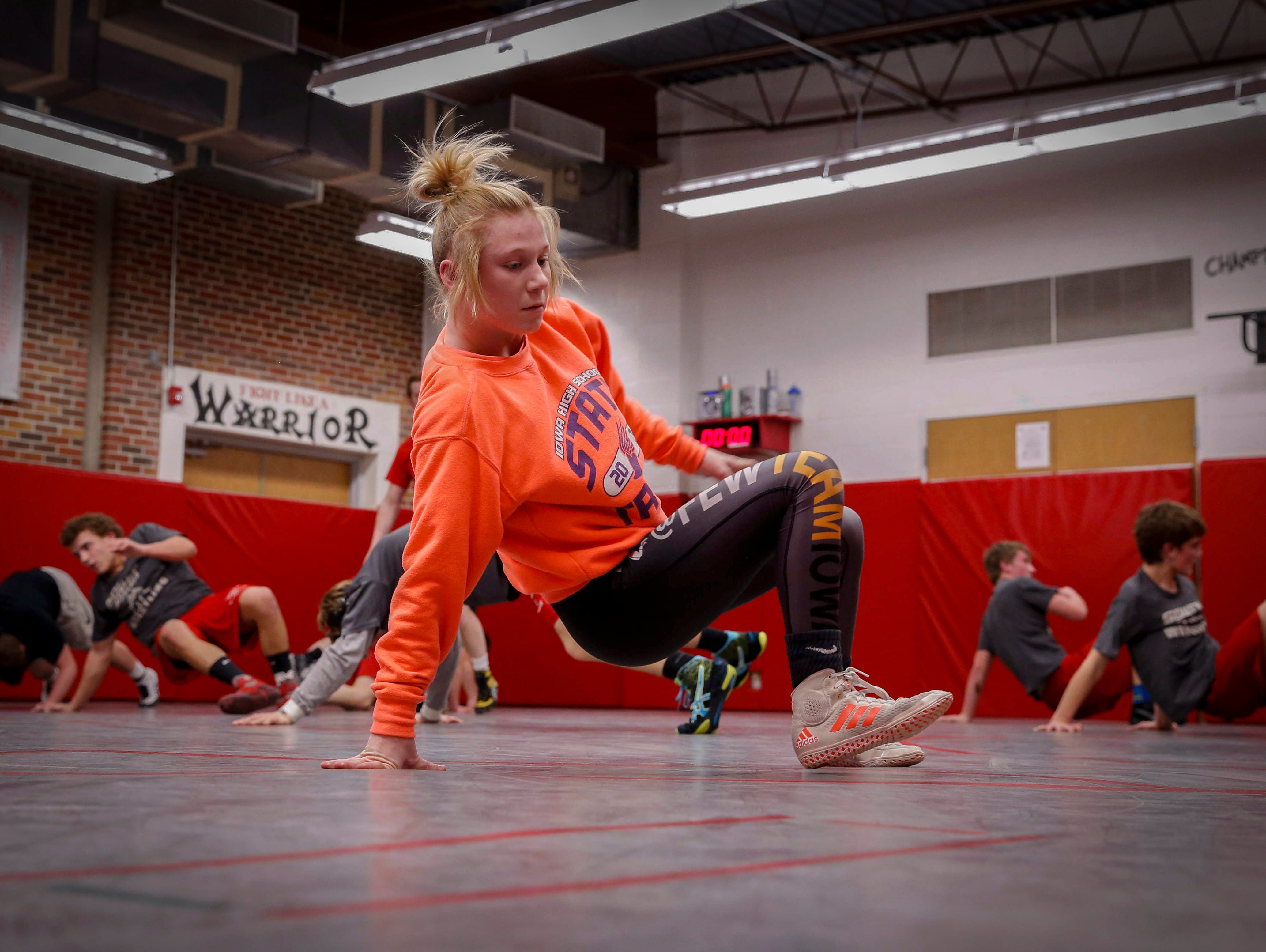 ‘Who’s Next’ The rise of Felicity Taylor and girls’ wrestling in Iowa