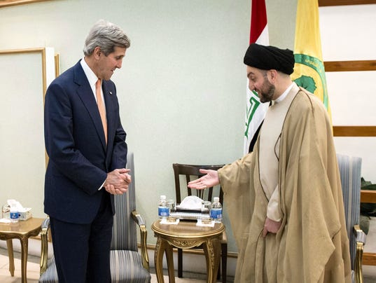 AP Mideast Iraq Kerry