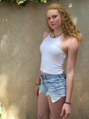 Mary Shroll, sophomore volleyball player at Tempe Prep