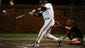 Vanderbilt first baseman Zander Wiel (43) gets a base