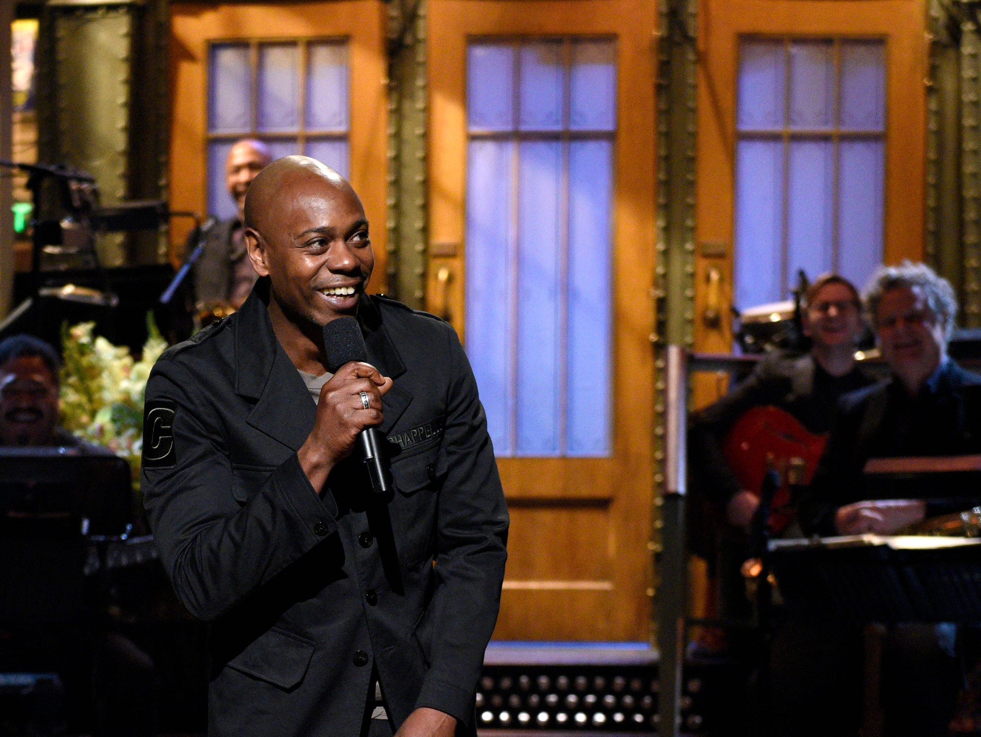 Host Dave Chappelle delivers his post-election monologue on 'SNL.'