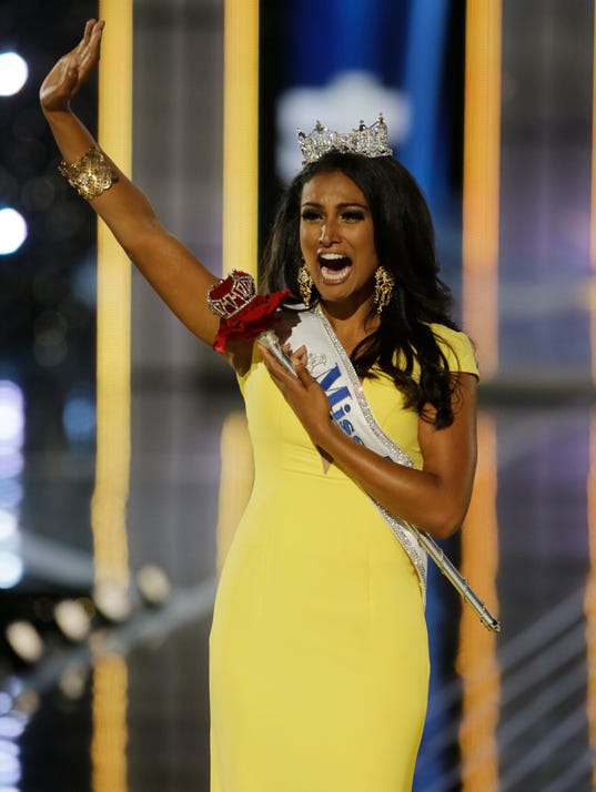 Ugh: Miss America crowns 2014 winner 1379301382000-missamyellow