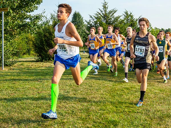 Hamilton Southeastern cross country runner Gabe Fendel