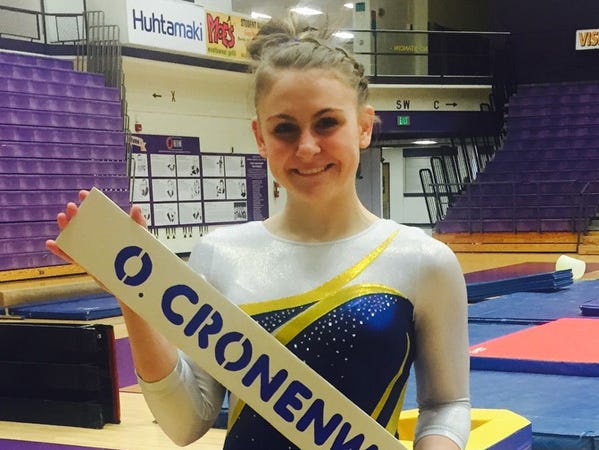 Homestead gymnast Olivia Cronenwett